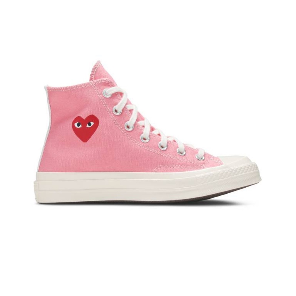 LIMITED EDITION SOLD OUT UNISEX PINK COMMES DES GARÇON HIGH TOP comes with box